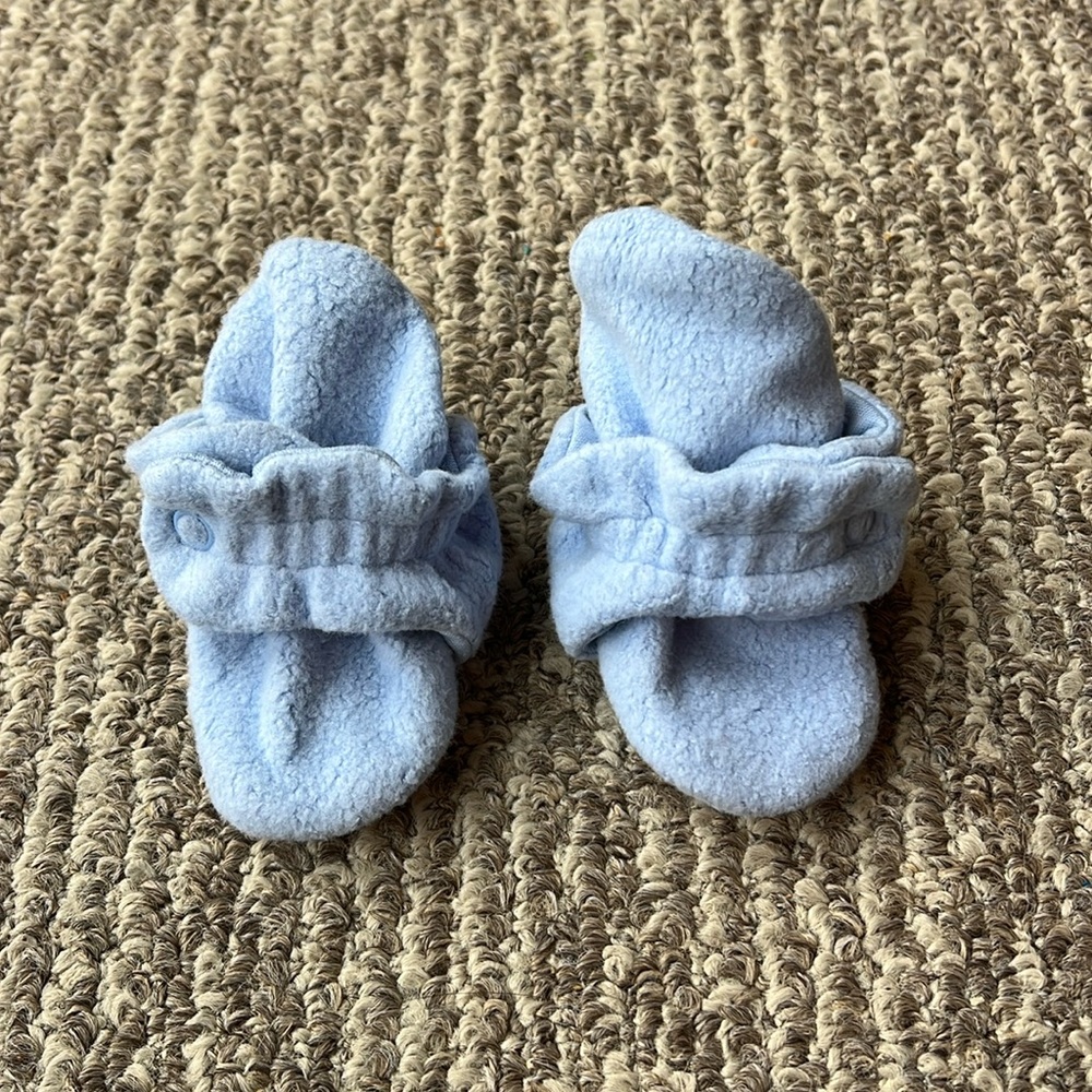 Zutano Cozie Fleece Gripper Baby Bootie